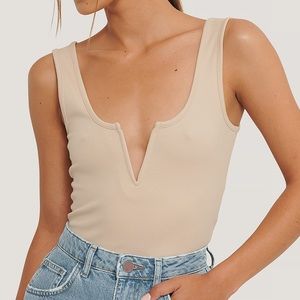 Small Buddy Love V Cut Bodysuit